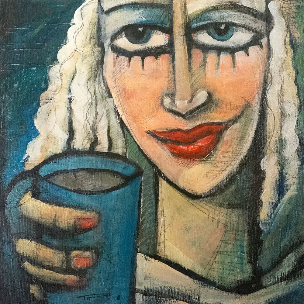 Liz With Coffee