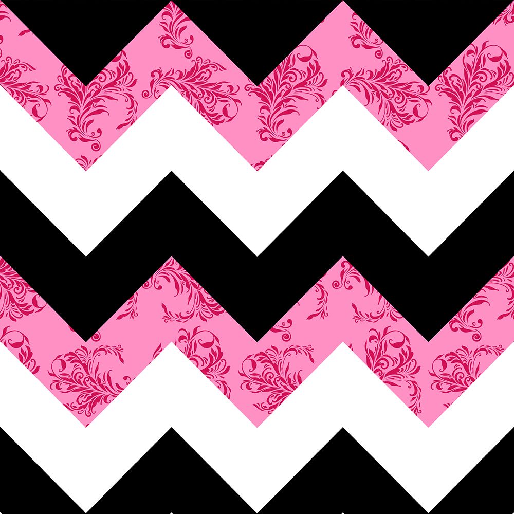 Pink Melange Damask