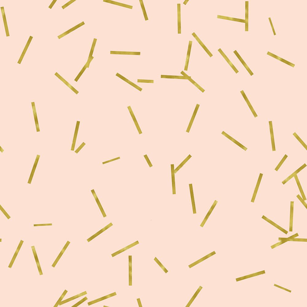 Angel Pink Golden Matchstick Confetti