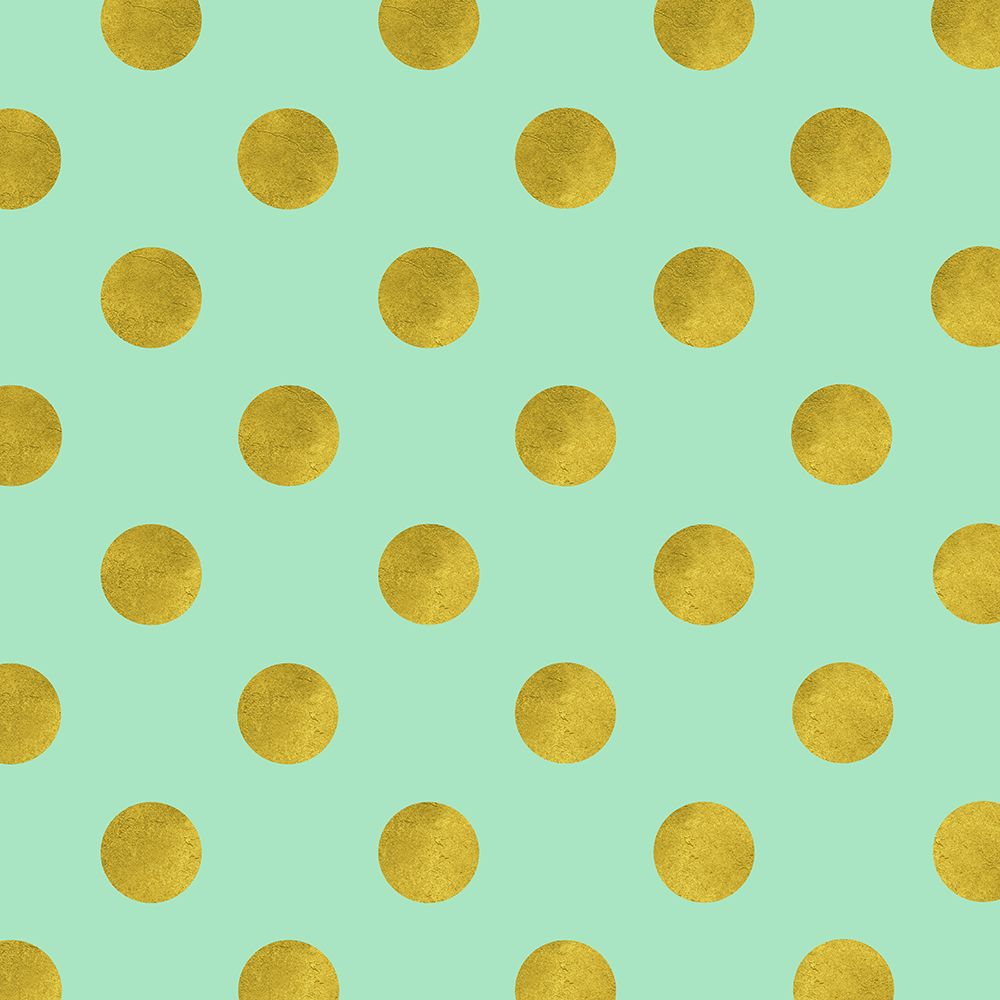 Golden Mint Dots
