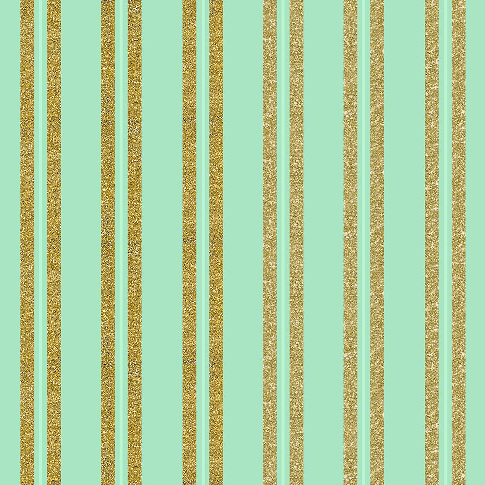 Golden Mint Stripes