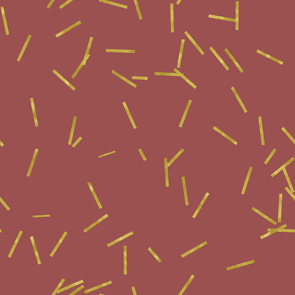 Marsala Golden Matchstick Confetti