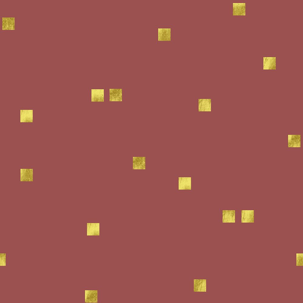 Marsala Golden Squares Confetti