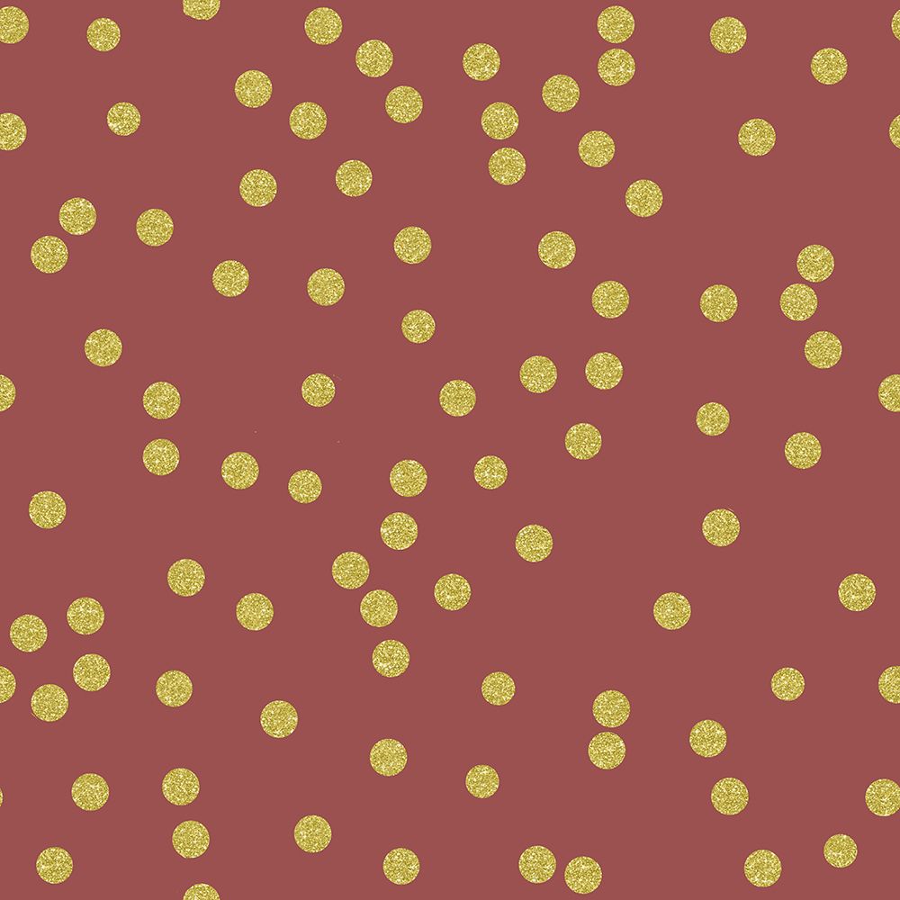 Merlot Golden Round Confetti