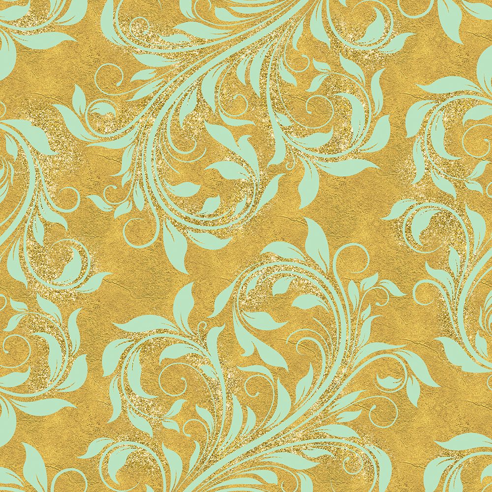 Golden Luna Angel Damask