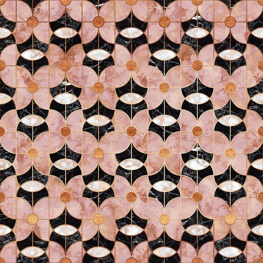 Art Deco Flowers Pattern