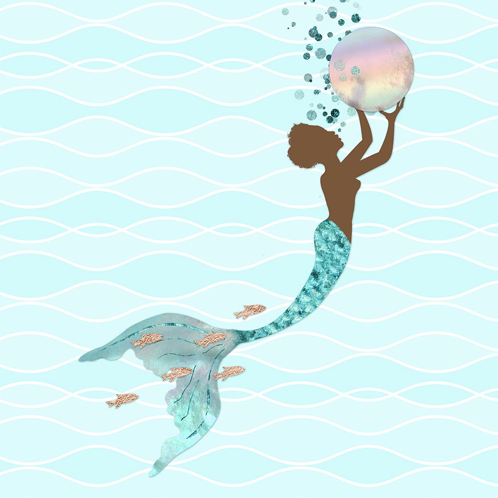 Beautiful Black Mermaid