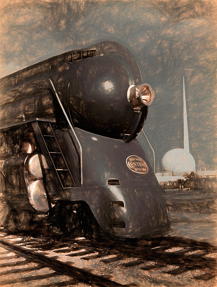 1939 Streamliner NYC Hudson Machine Age