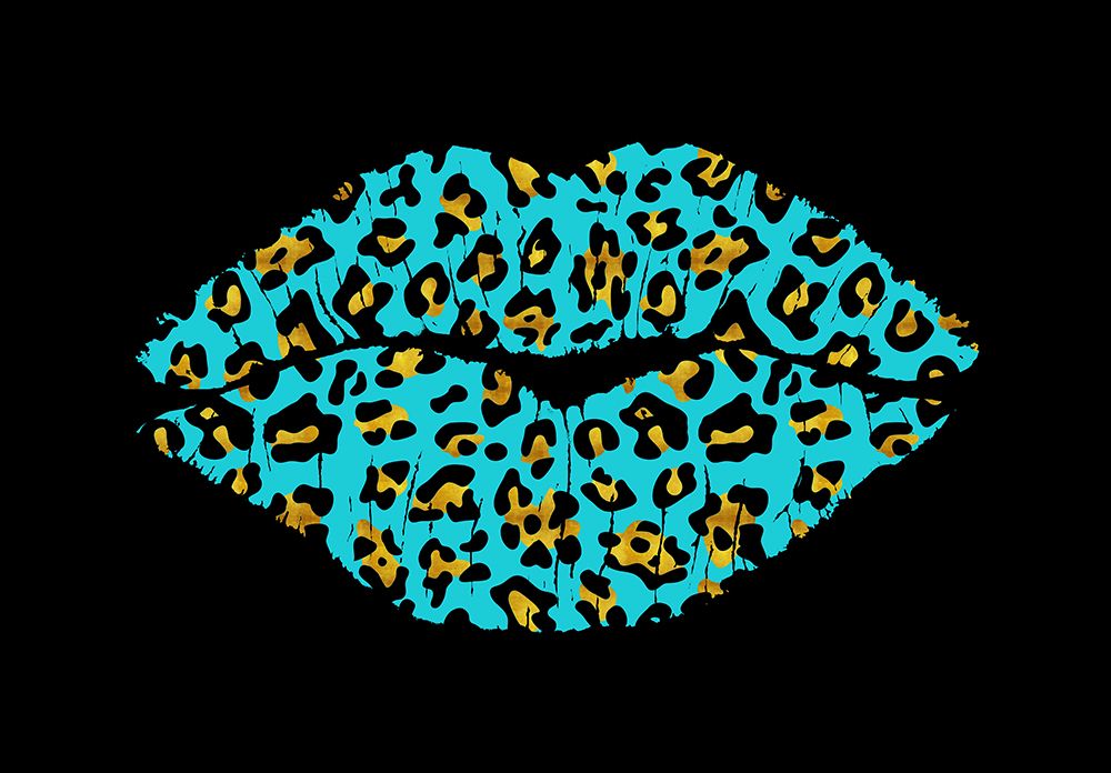 Aqua Leopard Lips