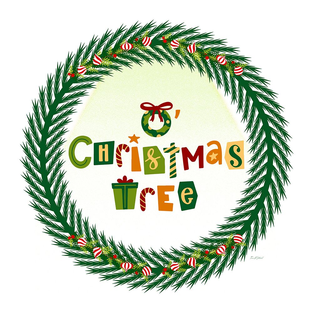 OChristmas Tree Wreath