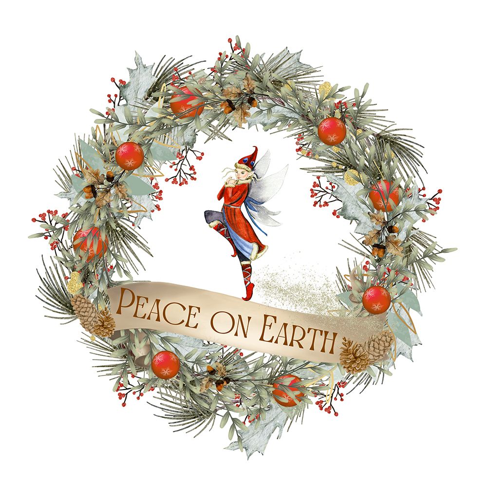 Peace On Earth Wreath
