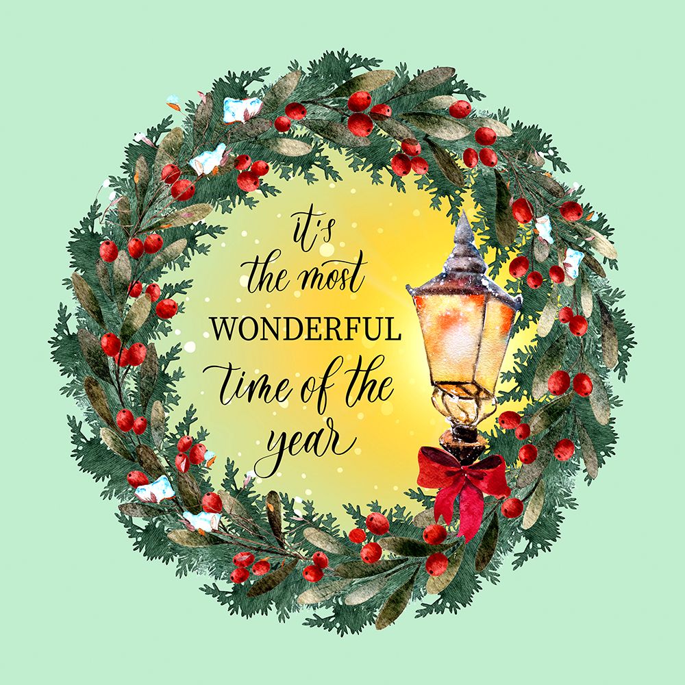 Wonderful Time of the Year Wreath