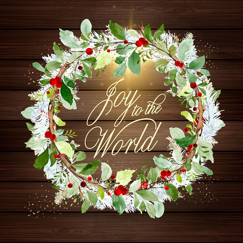 Joy To The World Wreath