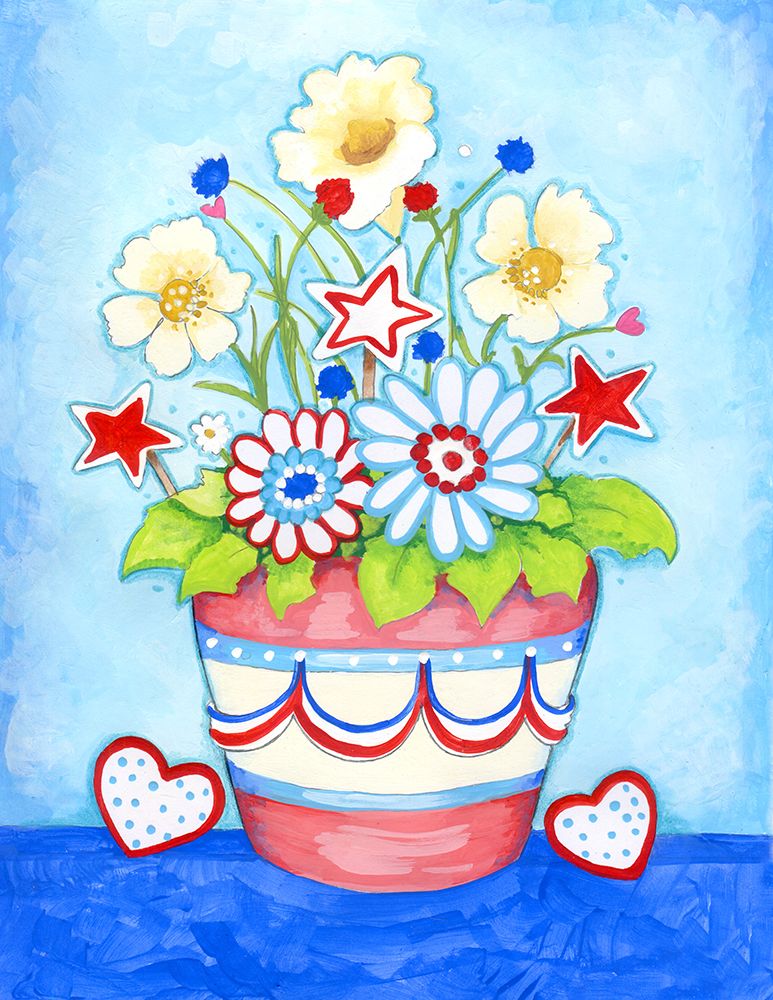 Red Flower Pot