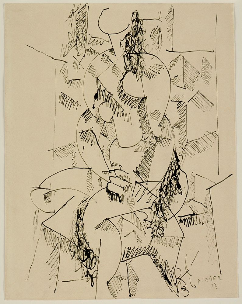 Fernand LÃ©ger - Seated Nude