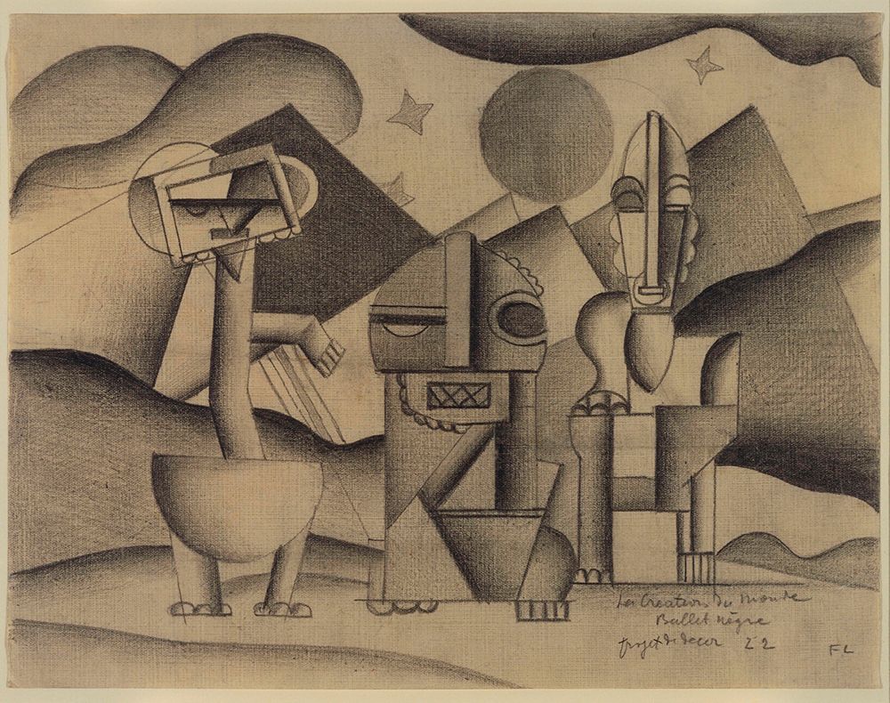 Fernand LÃ©ger - The Creation of The World-Design For The Scenery