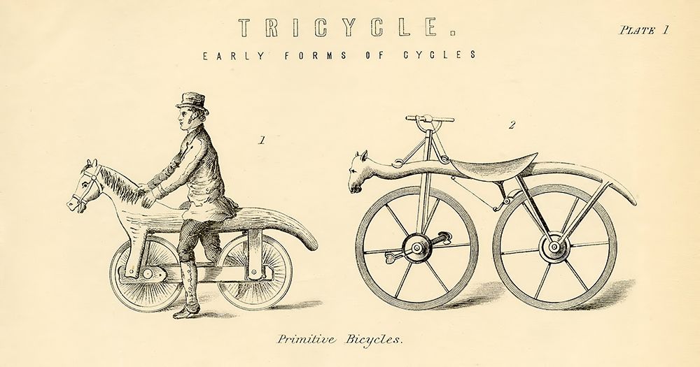Vintage Horsey Bicycle 1800s