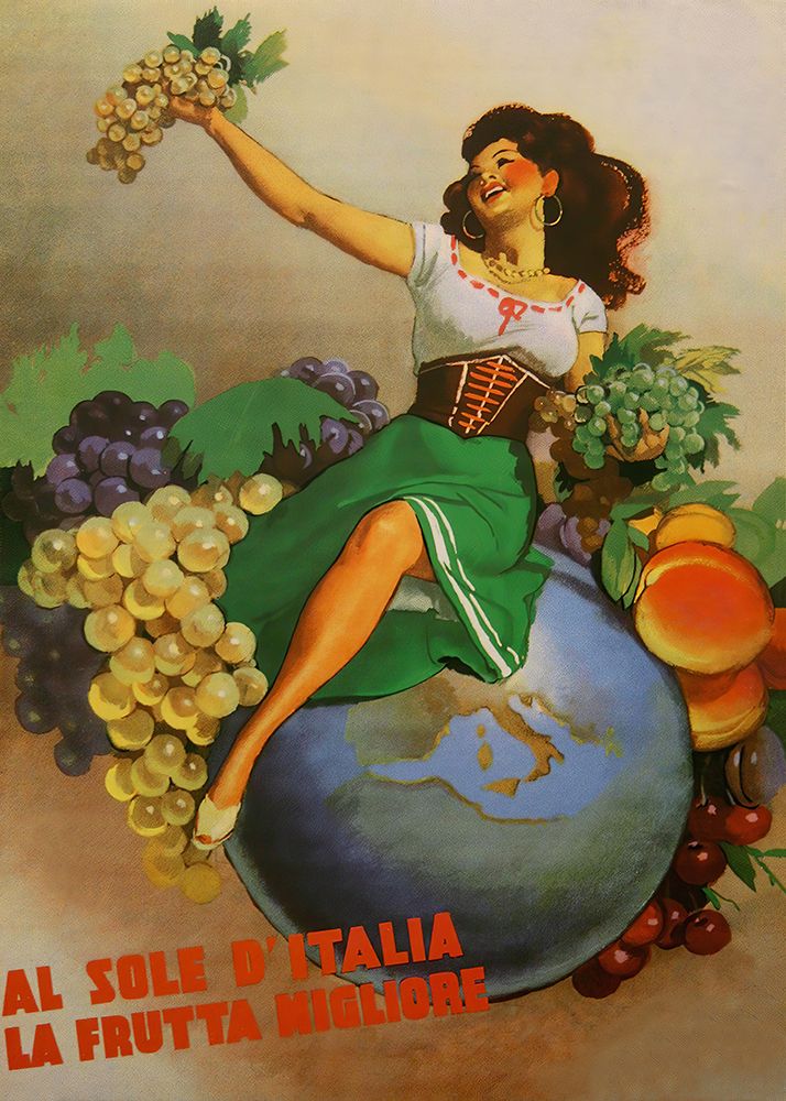 Vintage Italian Fruit Ad