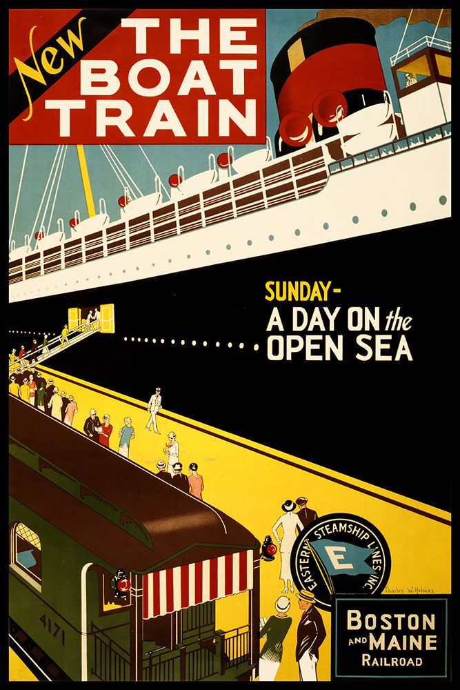 Vintage Travel, The Boat Train 1925