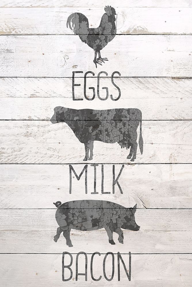 Eggs Milk Bacon