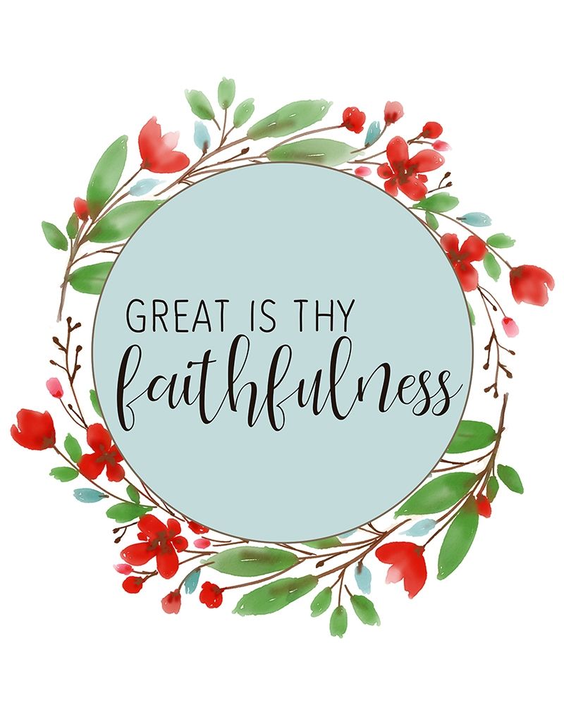 Great is thy Faithfulness