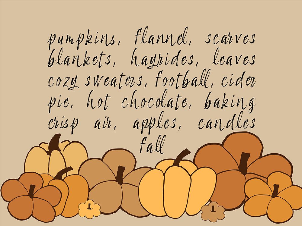 Fall Pumpkin Senitment