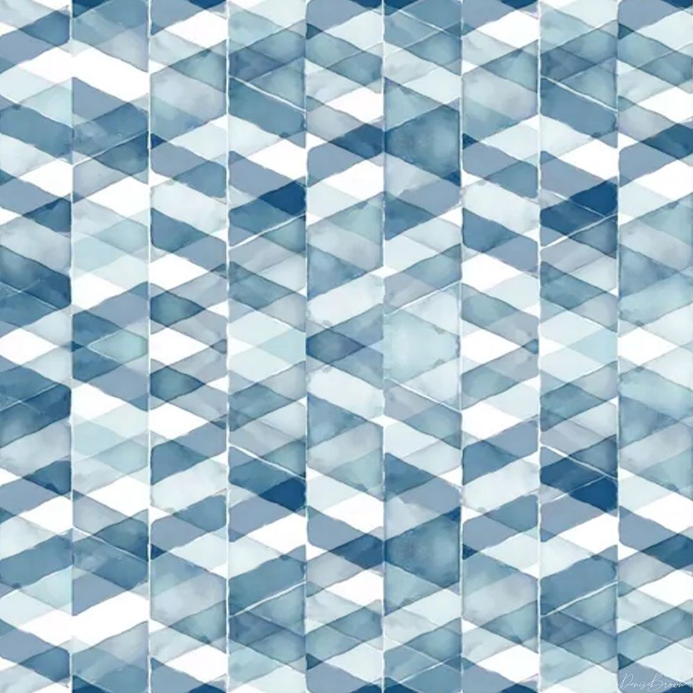 Blue Geometric 1