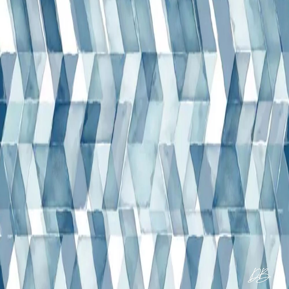 Blue Geometric 2