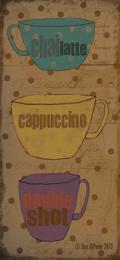 Coffee Dots Panel 1