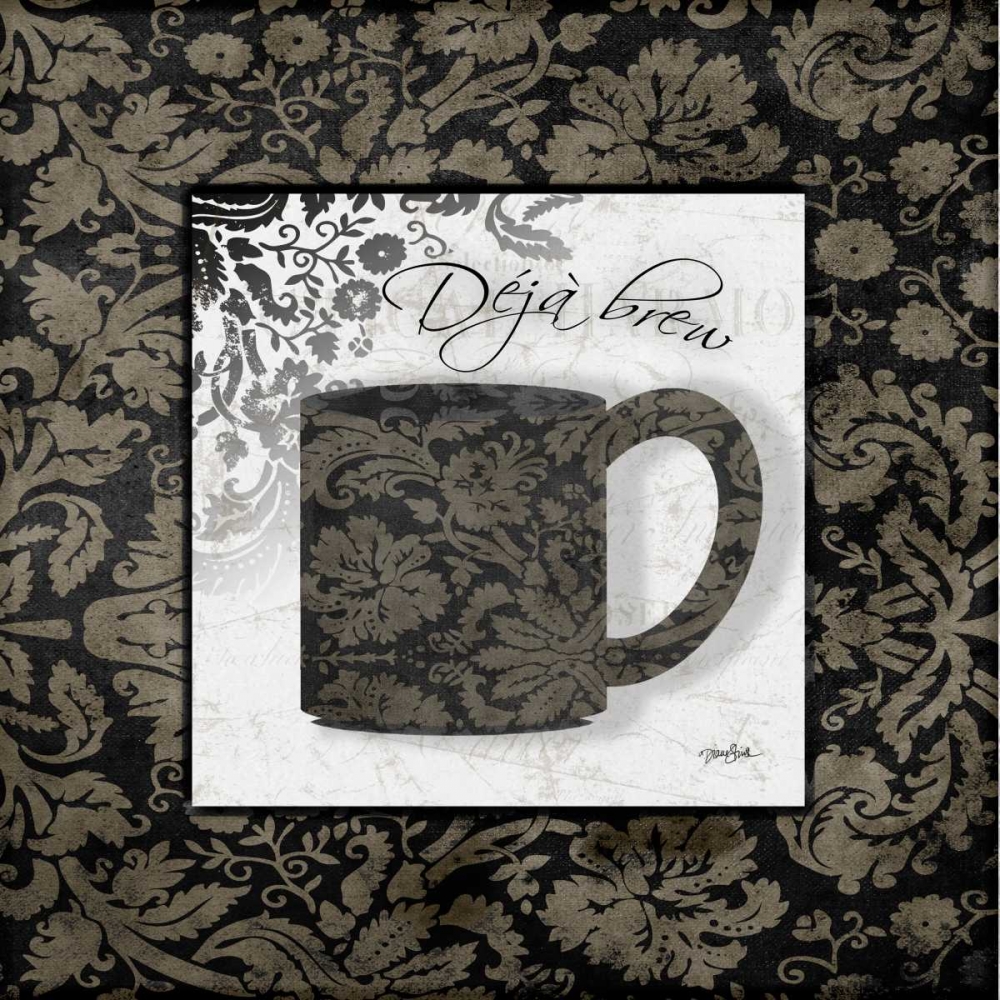 Coffee Damask 2