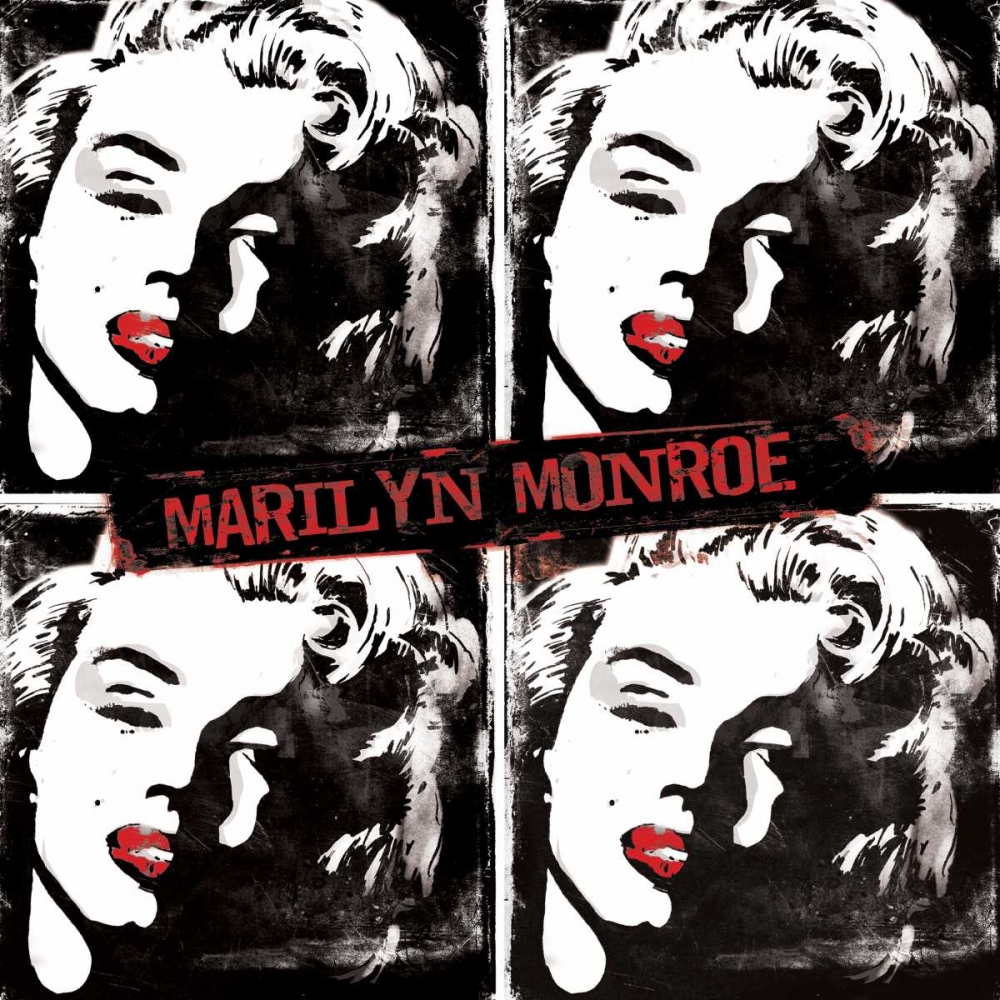 Red Marilyn Watercolor