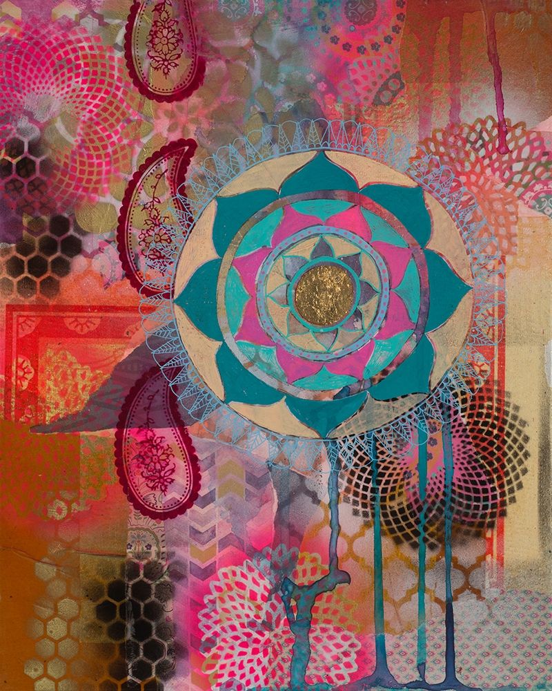 Lotus Flower Paisley 1