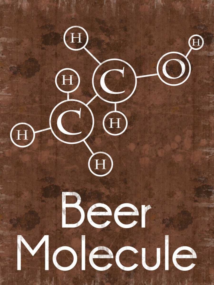 Beer Molecule Rect Brown