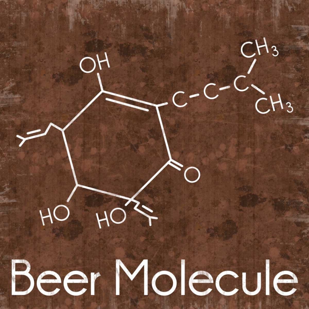 Beer Molecule 2 Brown