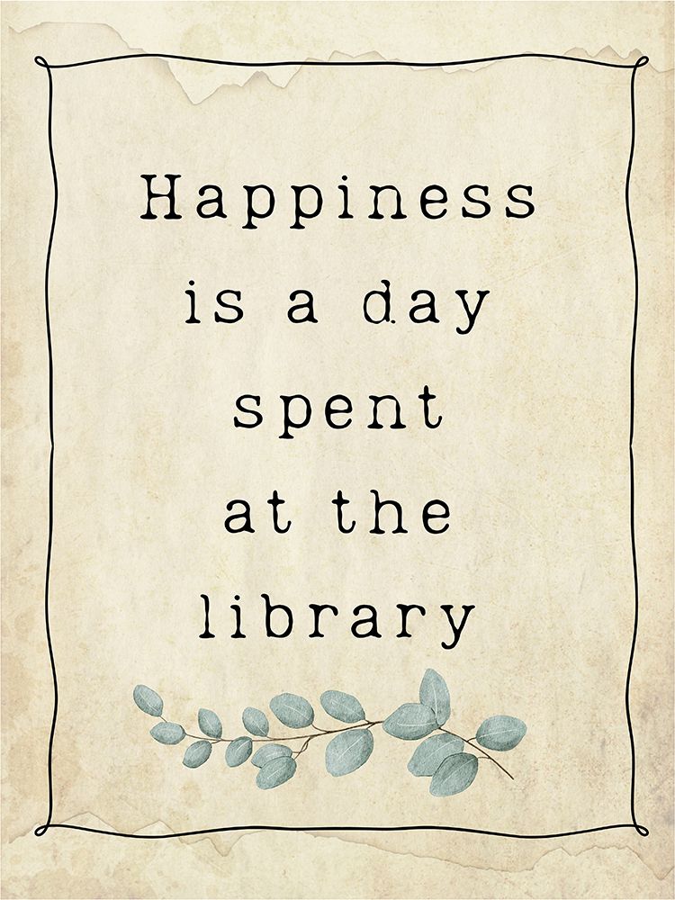 Library And Happiness 1
