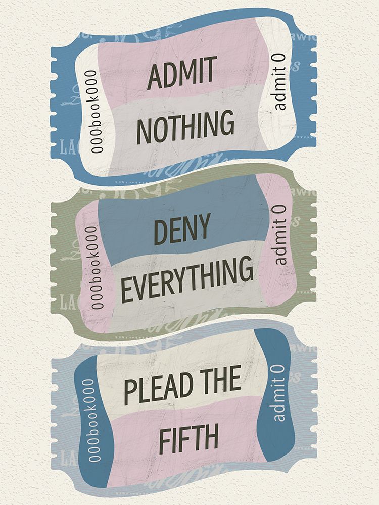 Deny Everything Blue