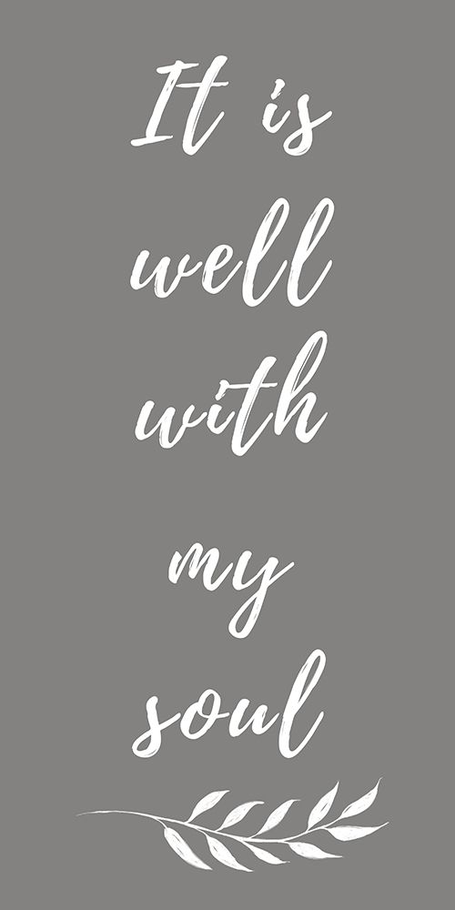 It Is All Well