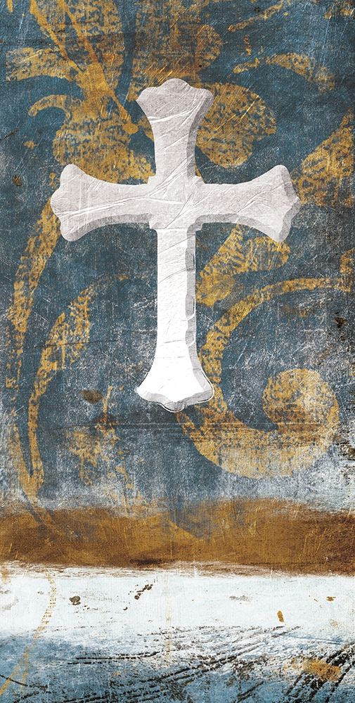 Cross On Blue