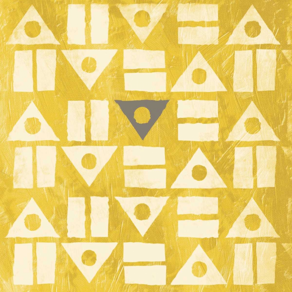 Pattern mate gray yellow