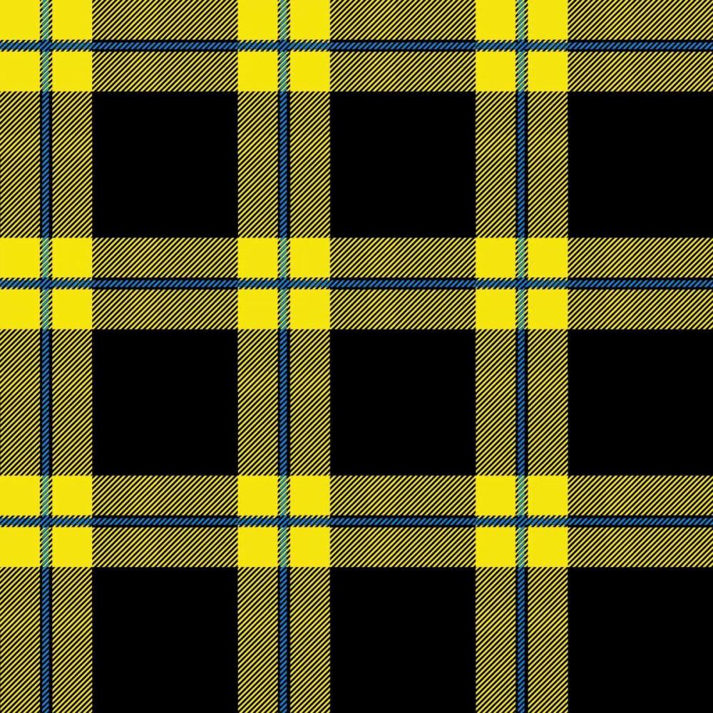 Yellow Blue Plaid
