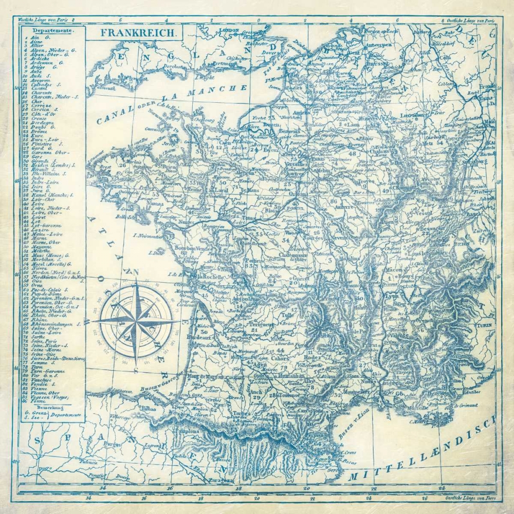 Frankreich Blue
