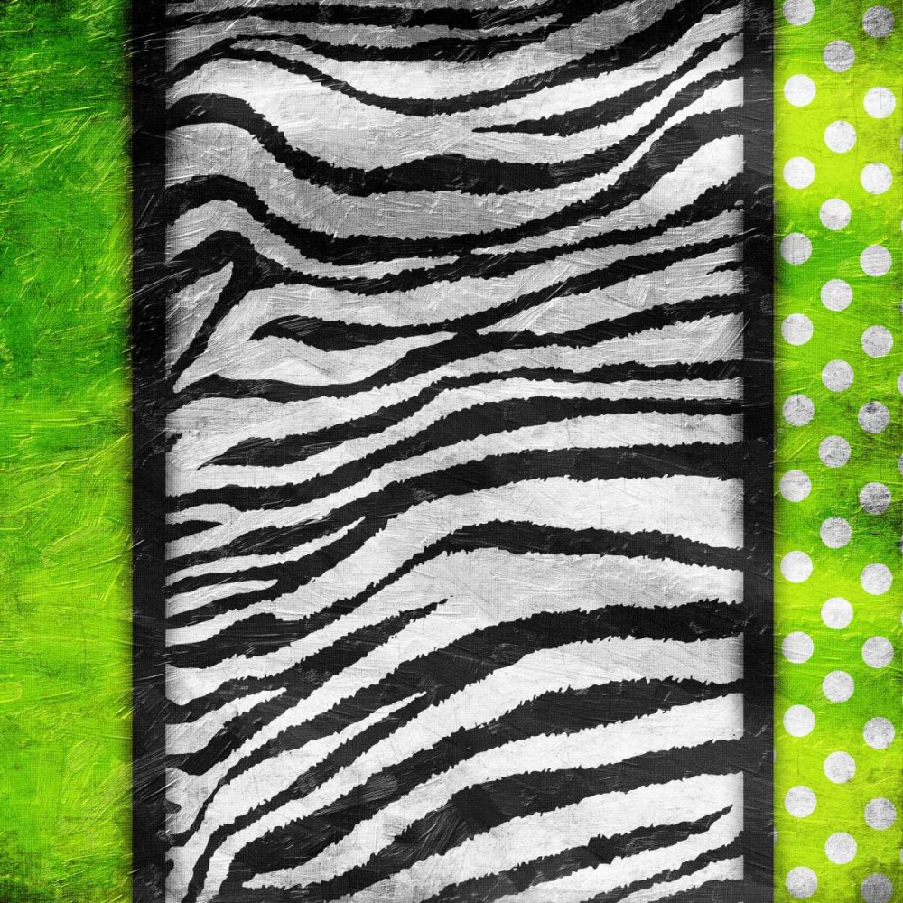 Lime Zebra Dots