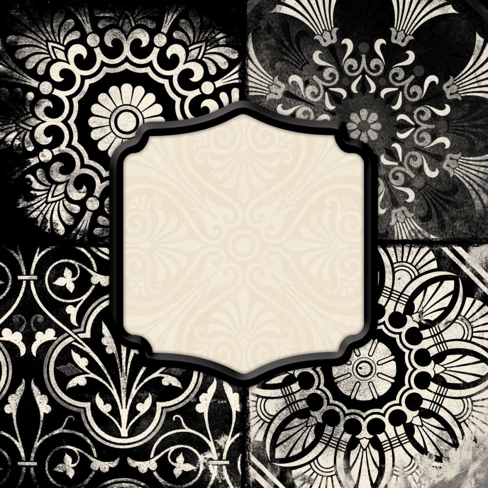 Black cream border