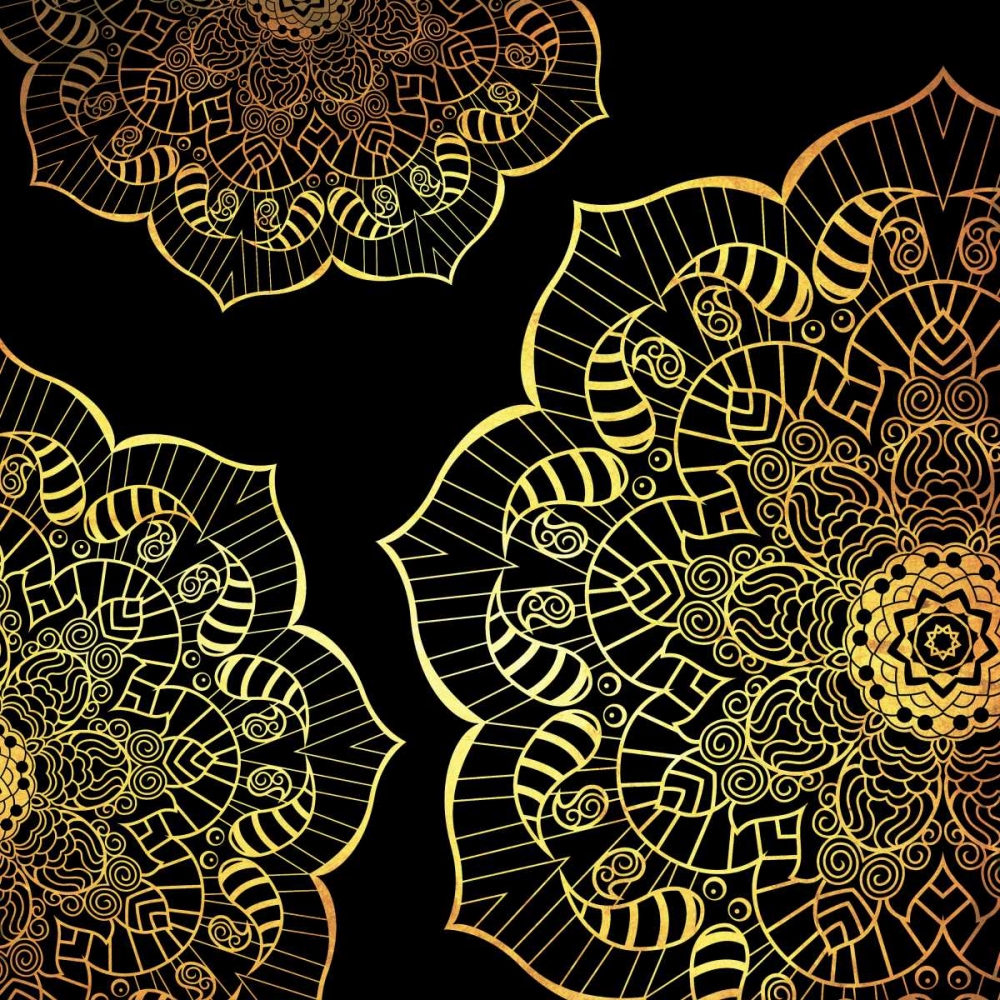 Golden Clean Floral
