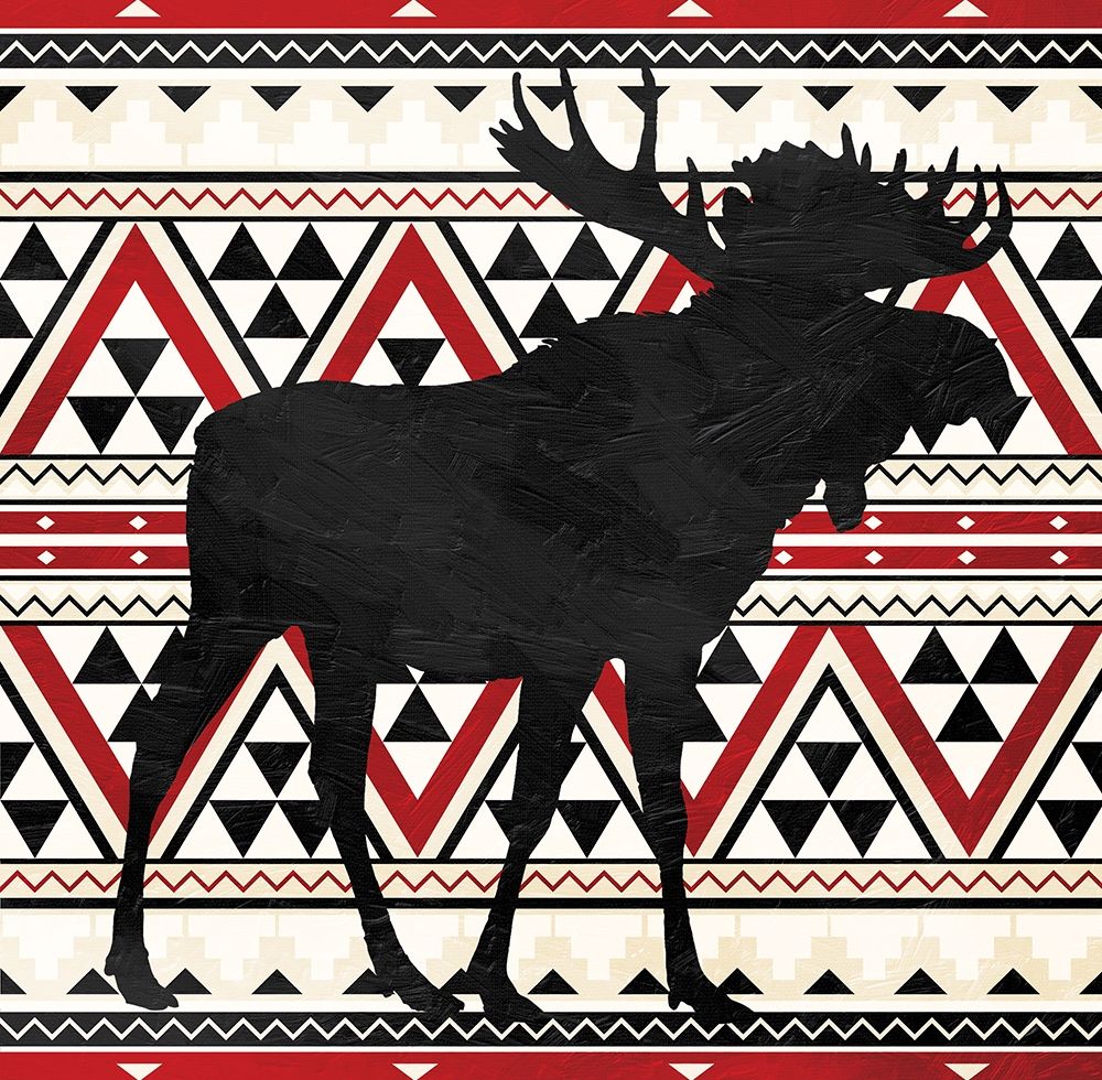 Aztec Moose Red Mate