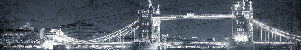 London Bridge at Night Blue
