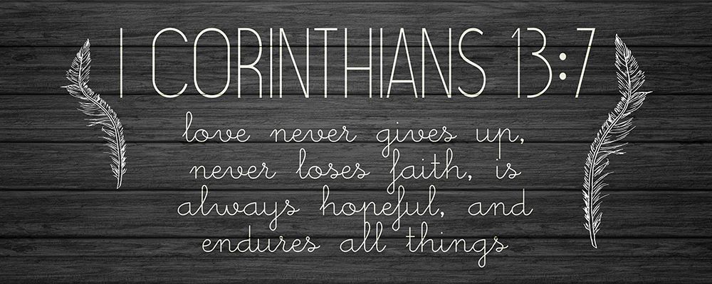 I Corinthians 13 7