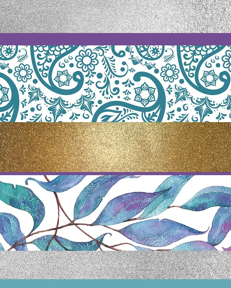 Mixed Teal Purple 1