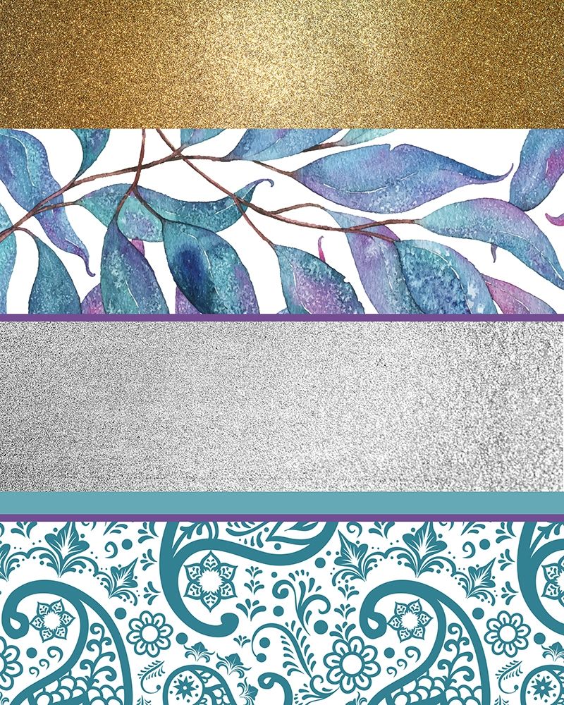 Mixed Teal Purple 2