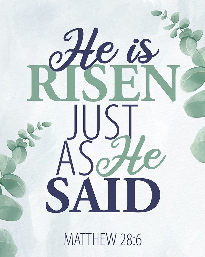 He is Risen Watercolor